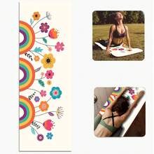 1pc 71*22inch Yoga Mat, Various Patterns Available, Non-Slip & Durable, Extra Wide & Thick, Suitable For Home Use, Fitness, Beginner Yoga Training - Multicolor - View 13