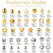 Bộ 1200 hạt chữ cái Acrylic đen trắng - Chữ cái A-Z và 24 hạt trái tim màu đen, Tự làm vòng tay và vòng cổ - nguồn cung cấp tự làm - Xem 5