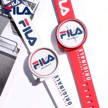 Đồng hồ FILA Quartz dành cho nam, kiểu dáng thể thao cổ điển với các khối màu phối hợp và logo lớn, dây đeo silicon màu trắng, đồng hồ đeo tay phù hợp cho phong cách đường phố và sử dụng hàng ngày. - Một cỡ - Xem 6