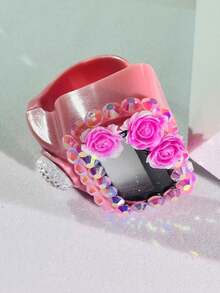 畅销款，镶嵌3朵水钻的戒指，单面柜台，中东水钻柜台，穆斯林水钻戒指柜台 - 多色 - 查看 5