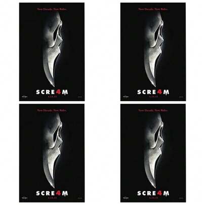 Película de terror en DVD con audio en inglés para la región 1 Scream 4 Película de suspenso