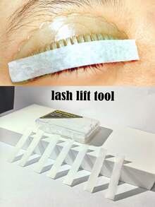 Eyelash Perming Keratin Curling Film, Eyelash Curler Pads, Eyelash Curling Fixation Strips - White - View 1