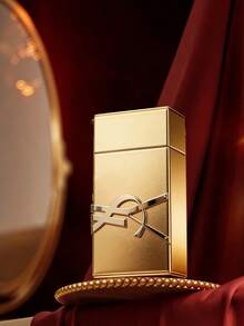 Yves Saint Laurent YSL Makeup Case Perfume Box, Free Water Gift Box, Lipstick Box, Travel Essential Makeup Bag, Convenient To Carry And Easy To Take, For Daily Outfits, Birthdays, Anniversary Parties, And Valentine's Day Gifts - Mustard Yellow - View 6