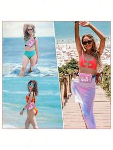 Large-Capacity Waterproof Waist Bag With Adjustable Belt, Made Of Pvc Material. This Large-Capacity Waist Pack Features A Three-Layer Sealed, Touch-Screen Compatible Waterproof Phone Pouch. - Multicolor - View 4