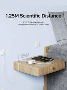 Ổ cắm điện du lịch Orico với cổng USB, 4 ổ cắm AC, 2 cổng USB-A, 1 cổng USB-C, chiều dài dây 1,25m, phích cắm dẹt 45 độ, không có chức năng chống sét lan truyền, thích hợp cho du lịch/gia đình/ký túc xá/văn phòng - AP3, Bộ chuyển đổi nguồn USB - Xem 8