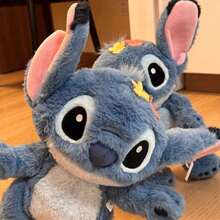 Disney Stitch Basic Sitting And Standing Plush Toy, 19cm/25cm High-Quality Plush Pillow, Soft And Comfortable Plush Toy, Cute Sofa Bed Decoration, Official Stitch Plush Toy - Cute Plush Toy, Bag Charm | Authentic Plush Toy, Playful Stitch Plush Toy - Perfect For Lilo & Stitch Themed Rooms Or Parties, Valentine'S Day Gift, Soft Plush Toy, Huggable Plush Toy, Cartoon Plush Toy Pillow, Photo Prop For Girls, Birthday And Valentine'S Day Gift For Children And Girlfriends, Suitable For Various Events - Multicolor - View 5