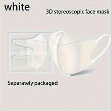 10-Pack Disposable 3D Summer Thin Breathable Fashion Mixed Color Masks - Unisex, Essential For Outdoor Activities, Lightweight And Comfortable Fabric Masks - 混合色 - 查看 8