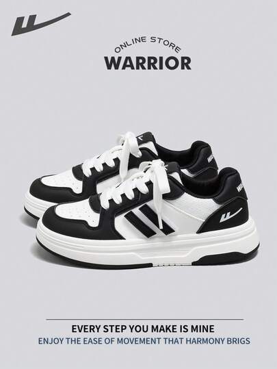  Warrior Women's Board Shoes Spring And Autumn Comfortable Modest Style Casual Yet Sleek Sneakers Applicable Throughout The Year Wear-Resisting All-Day Wear Training Sneakers Running Shoes