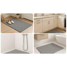 Quick-Dry Non-Slip Loofah Shower Mat - Soft And Absorbent Bath Mat, Quick Drying Bath Mat PVC Loofah Shower Stall Mat Bathtub Mat For And Comfortable Showering, Kitchen Area Rugs, Laundry, Bedrooom, Shower, Humid Area, Indoor Mat, Bathroom Accessories - Multicolor - View 5