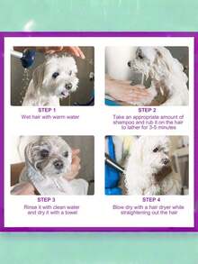 Lavender & Coconut Oil Pet Shampoo, Helps Relieve Skin Itchiness, Softens Fur, Detangles, For Dogs & Cats - 100ml - View 6