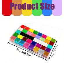 1pc 12/20/26 Colors Face Body Paint, Vivid & Saturated, Waterproof & Sweat-Proof, Suitable For Halloween, Christmas, Carnival, Cosplay - Single Piece - View 7