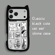 かわいくてミニマルな多色の猫耳支払いき電話ケース。 軽量保護のためのアクリル材料で作られた日本のチケットビルディングプリントが特です。 それは 17 Pro Max、16、11、13、15、15 Plus、15S Pro、15 Pro Maxと互換性があります。 - ブルー - チェックする 11