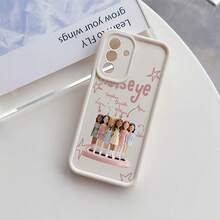 New Model Debut, 1pc Popular Fashion Girl Group K-KATSEYES Phone Case Compatible With Samsung Galaxy A26 A36 A17 A07 A55 A35 A06 A05 A14 A24 A34 A54 A16 A05S A25 A15 A23 A33 A53 A73 A13 A04E A04 A02 A03S A22 A32 A72 A52 A13 A03 4G 5G Shockproof Soft Gel Protective Case Covers - 混合顏色 1 - 查看 1