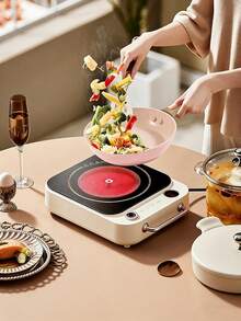 Sartén Plana Antiadherente Verde para Cocina,Sartén Multiuso sin Tapa para Mariscos, Huevos y Panqueques,Cacerola Ligera de Calentamiento Uniforme para Uso Diario en el Hogar - 16CM Rosa - Ver 4