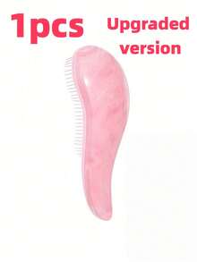 1pc Magic Detangling Brush, Soft Scalp Massage Comb, Anti-Static Gentle Styling Brush, Salon Hair Styling Brush, Home Scalp Massage Comb, Children's Shampoo Brush, Cleaning Fluffy Styling Brush, Massage Meridian Brush - Multicolor - View 14