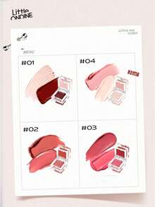 Little Ondine 01 Dual-Effect Lip & Cheek Balm, Moisturizing & Lightweight Texture, Creates Natural Makeup Look, Bright & Natural, Compact & Portable, Excellent Moisturizing Effect, Can Be Used As Lip Gloss And Blush, 3.8g/0.13oz - 01DUAL EFFECT LIP and CHEEK BALM - View 6