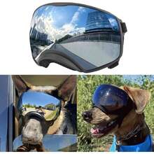 Gafas para Perros de Raza Mediana-Grande Gafas de Sol UV para Perros Lentes Plateados Reflectantes Magnéticos Anti Niebla Exterior Prueba de Viento-Nieve Gafas de Mascota, Negro,41085224 - Café integral - Ver 1