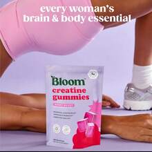 Free Shipping - Bloom Nutrition Creatine Gummies - New Year New Me - Energy, Cognitive Health & Post-Workout Muscle Recovery Promotes & Muscle Improves - Creatine For Women, For Women, Dietary Supplement - 36 viên kẹo dẻo - Xem 2