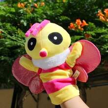Animales de peluche, marioneta de dedo de peluche, muñeca de Anime Kawaii, marioneta de dedo de mano, animales marinos, Animal suave, muñde peluche, juguete para niños T00H - número 15 - Ver 18