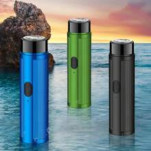 Afeitadora Eléctrica para Hombres – Afeitadora de Lámina Recargable USB con Cerradura de Viaje, compacta y silenciosa para Viajes de Negocios y Groomin Diario NYUI - Conjunto azul - Ver 1