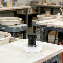 Professional Ceramic Clay Polishing Tool Set, Suitable For Pottery Enthusiasts, Practical Pottery Wheel Trimming Tools With Hand Protection Design, Polishing And Refining Ceramic Rotary Tools - Multicolor - View 2