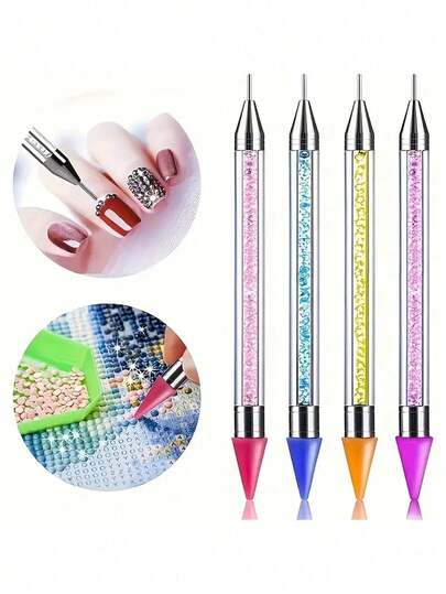 一套专业钻石画套装 - 自粘双头免胶设计，包含钻石配件 - 5D DIY绘画，十字绣和手工爱好者的理想之选