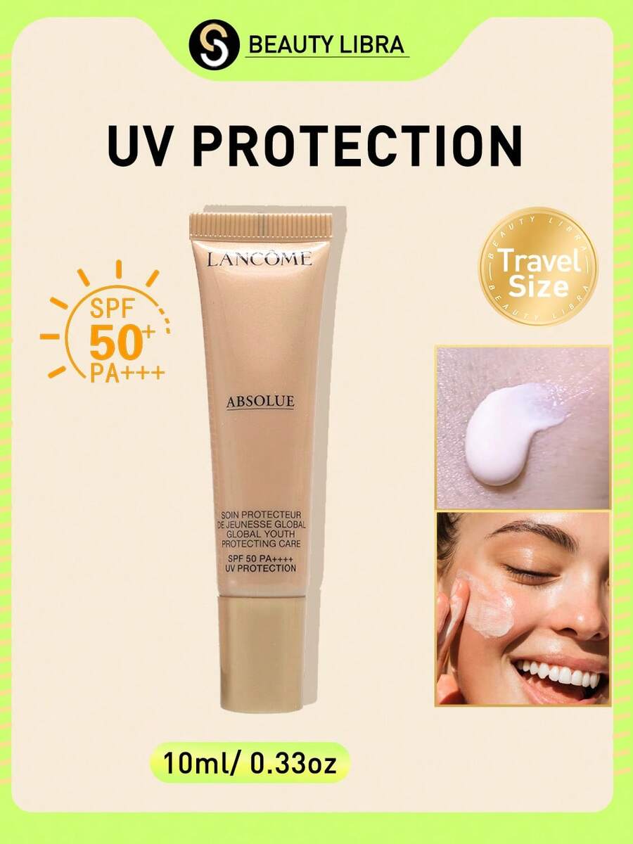 Lancôme 50ml Precious Cell Sunscreen SPF50, Mini Size 10ml/0.3oz - Baby Pink - View 1