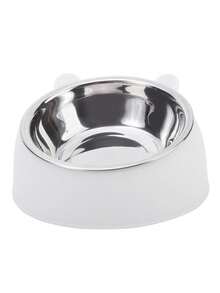 猫粮碗宠物增高防滑不锈钢支架倾斜喂食器碗日常 - 100ml - 查看 13