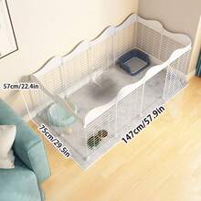 Easy Install Removable Small Dog Fence, Collapsible Indoor Pet Gate For Small Dogs - Multicolor - View 3
