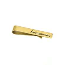 1pc Men's Polished Mirror Tie Clip, Minimalist Fashion Versatile Shirt Clip, Stainless Steel Hypoallergenic Tie Clip - Yellow Gold - View 8
