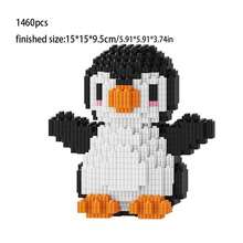 6000+Pcs Cute Penguin 3D Puzzle Building Blocks Toy, Creative Puzzle Toy, 3D Puzzle Decor, Penguin & Duckling Small Particle Assembly Toy, 3D Ornament Gift For Holiday & Birthday - Multicolor - View 8
