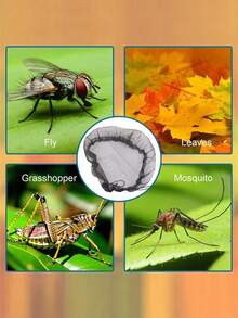 1pc Rain Barrel Net Cover, Water Collection Barrel Cover, Rain Barrel Protective Cover With Drawstring To Prevent Debris Entry - Water Bucket Mosquito Net - View 3