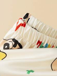 Gongdie CRAYON SHINCHAN 蜡笔小新女士睡衣套装（2件套），2026春夏新款短袖柔软透气睡衣 - 香檳色 - 查看 7