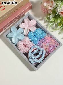 Spring Fresh Anti-Slip Flower Hair Grip Set, High Elastic Teeth + Soft And Smooth Claws, Securely Grips Medium-Length Hair / Thick Hair, Bun Or Half-Twisted Hairstyle Without Loosening, Not Pulling The Scalp, Not Damaging The Hair. - Multicolor - View 5