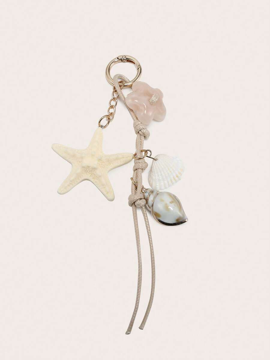 海星、贝壳、海螺吊坠包饰 - 彩色 - 查看 1