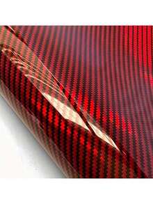 1 Set 9D Carbon Fiber Wrap Film, Waterproof, Scratch-Resistant, UV-Resistant, Elegant Vehicle Exterior Appearance, Easy To Apply And Remove - One Size - View 6