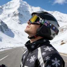 Gafas de Motocicleta Todoterreno Premium con Lente Antivaho de Doble Capa, Almohadilla de Nariz Desmontable - A Prueba de Viento y Golpes para Ciclismo, Esquí y Motocross, Alta Calidad, Protección - B - Ver 9