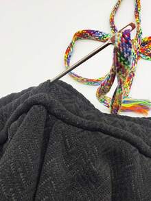 Household Drawstring Threader, Pants Belt Threader, Rubber Band Threader, Sewing Tool Drawstring Needle Threader - Long Needle - View 3