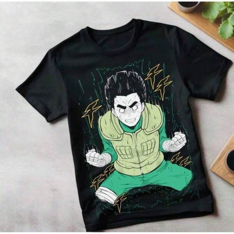 Men's Casual Print Round Neck Short Sleeve T-Shirt Rock T-Shirt Manga Strip Kakashi Anime Manga Unisex Tshirt All Size,Round Neck Short Sleeve T-Shirt Fashion Graphic Tees,100% Cotton Short Sleeve Casual Tee,Machine Washable Comfortable Outdoor Casual Wear,Fashion Print Casual T-Shirt,Made Of Pure Cotton, Suitable For Halloween, Parties And Daily Wear - Black - View 1