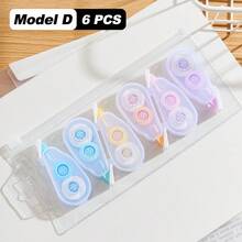 Correction Tape 3/6/12 PCS, For Smooth Error Covering, School Exams & Office Documents, Suitable For School And Office Household Items Back To School - Sets - View 14
