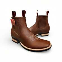 Cowboy    Cremallera lateral    Vacaciones - Marrón Chocolate - Ver 4