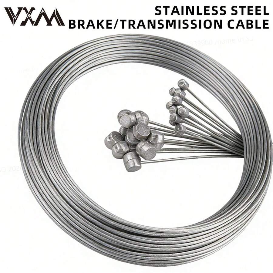 VXM 10根自行车刹车线，通用公路车和山地车刹车变速线，经久耐用，适用于公路车和山地车。 - 彩色 - 查看 1