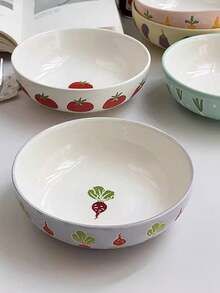 1pc Heavy-Duty Ceramic Cat Bowl - Non-Slip Pet Food Bowl, Easy To Clean, Suitable For Small Breed Dogs, Leak-Proof And Durable Cat Bowl - None - View 5