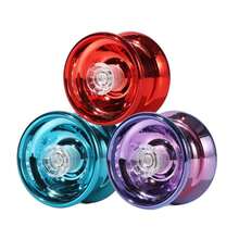 Bola Yoyo de Metal de aluminio profesional para niños principiantes Yoyoball competitivo para niños adultos Yoyoyoball con accesorios UQ40 - Rosa - Ver 6