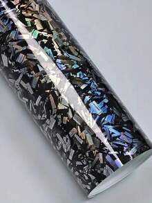 高光泽激光红色乙烯基汽车贴纸，易于裁剪和粘贴，汽车贴花包装 - 均碼 - 查看 13