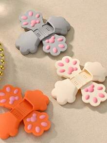 2PCS Heat Resistant Silicone Cat Oven Gloves,Suitable For Small Spaces-Air Fryer,Hot Pot Holders,Small Kitchen Funny Paws Cooking Gloves - Multicolor - View 5