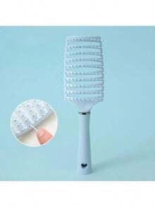 1pc High Cost-Effective Practical Colorful Pig Rib Shaped Comb, Made Of Plastic Material, Curved Design, Fluffy Top, Can Effectively Prevent Static, Not Easy To , Not Pull The Scalp, Can Massage The Scalp, Increase Hair Volume, Suitable For All Hair Types, Daily Styling, Hair Salon, Quick Grooming, Home Care, Commuting Styling And Other Scenarios, An Essential Item For Mother's Day And Graduation Season For Barber Salon Beauty Travel Essential Hair Products,Hair Cares,Hair Accessories Hair Tool Kit Hair Styling Kit - Multicolor - View 6