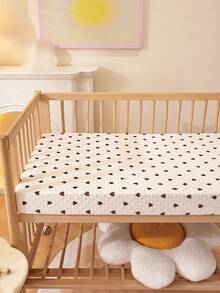 1 tấm ga trải giường vải nỉ cho nôi em bé, vỏ nệm giường trẻ em, ga trải giường chắp vá cho trẻ sơ sinh, bộ đồ giường mềm mại, có thể giặt bằng máy, phù hợp với mọi mùa, bé trai và bé gái, họa tiết cún con, 120*60cm - Nhiều màu - Xem 20