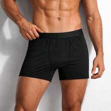 Kit 10 cuecas PRETAS de poliester Ref003 - Preto - Visão 6