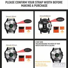 1 pièce Bracelet de montre en nylon 22-26mm compatible avec Fenix 6 6S 7 Pro 7S 7X 8 AMOLED 43 47 51 Instinct 3 2X 2 2S Epix Pro Gen2 - Multicolore - Voir 5